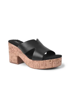 01-4776 Hesse Wood Heel Mule