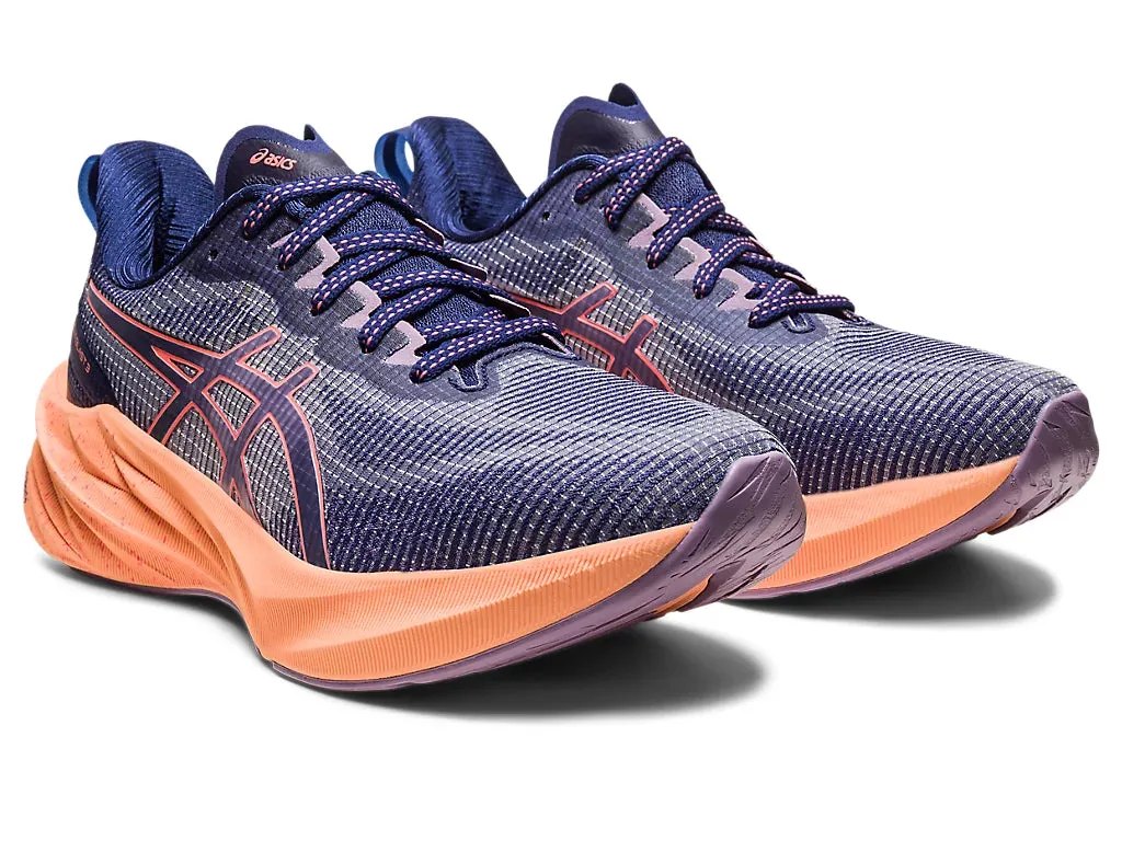 ASICS Women's NOVABLAST 3 LE (Indigo Blue/Papaya)