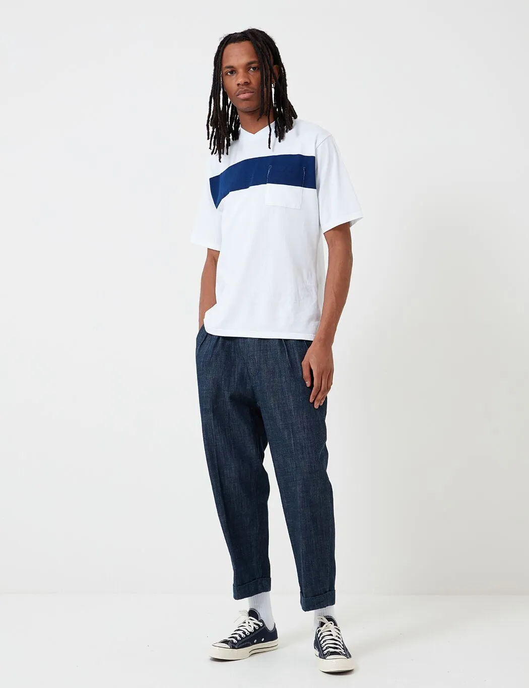 Barbour Thurso Denim Trouser (White Label) - Indigo Blue