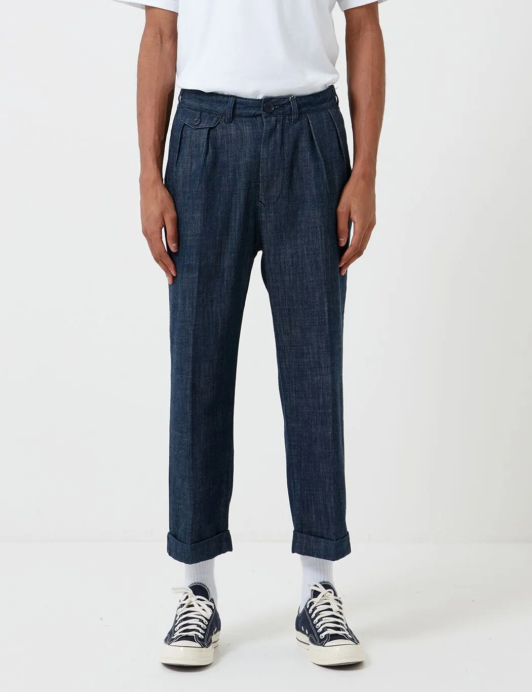 Barbour Thurso Denim Trouser (White Label) - Indigo Blue