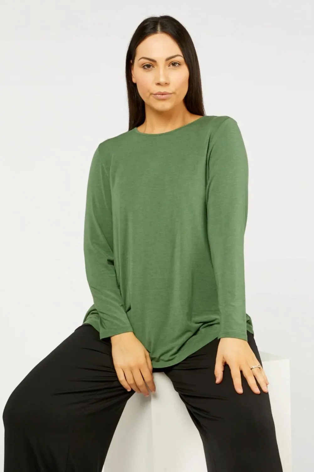 Cara Long Sleeve Top | Sage Marle | 79767