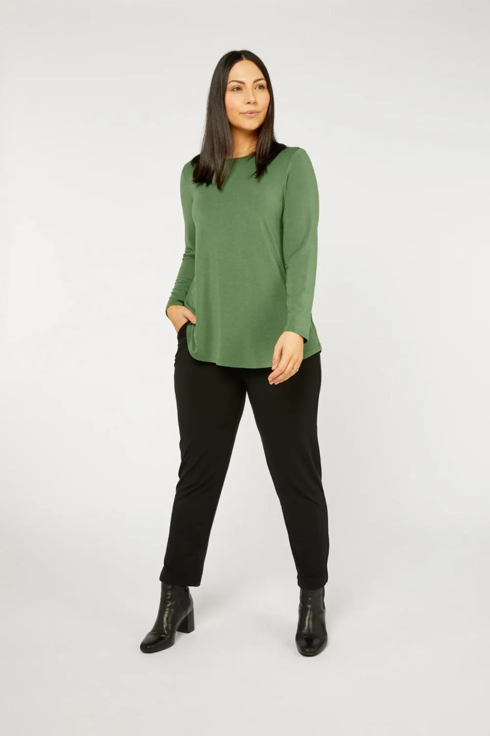 Cara Long Sleeve Top | Sage Marle | 79767