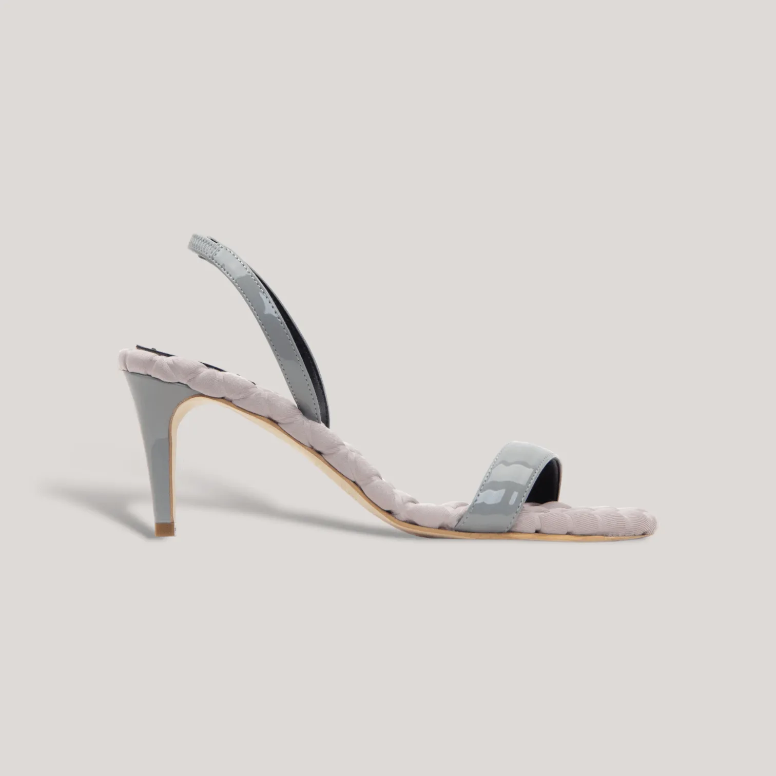 CLAUDIA | Grey - Slingback Sandals