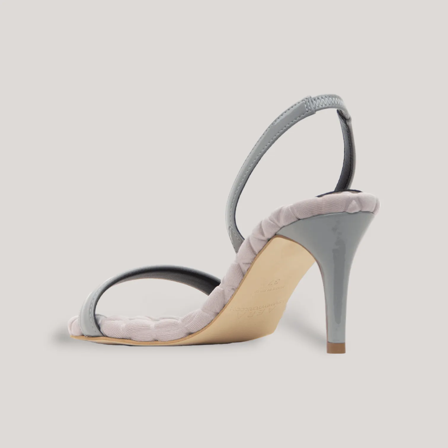 CLAUDIA | Grey - Slingback Sandals