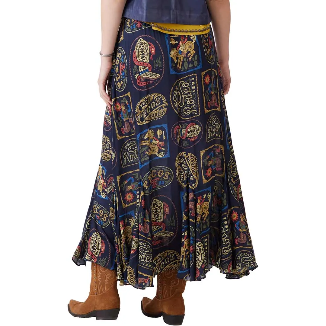 Double D Ranch Womens Stylish Riggin Maxi Skirt - Western-Inspired Fashion with a Flattering Fit