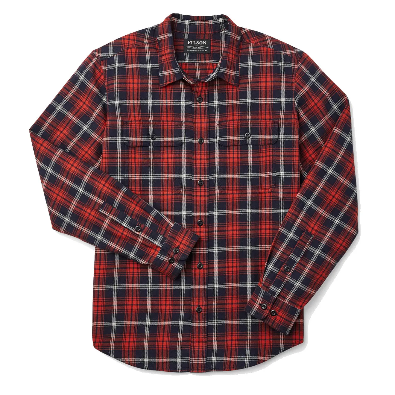 Filson Scout Shirt Navy / Red / White