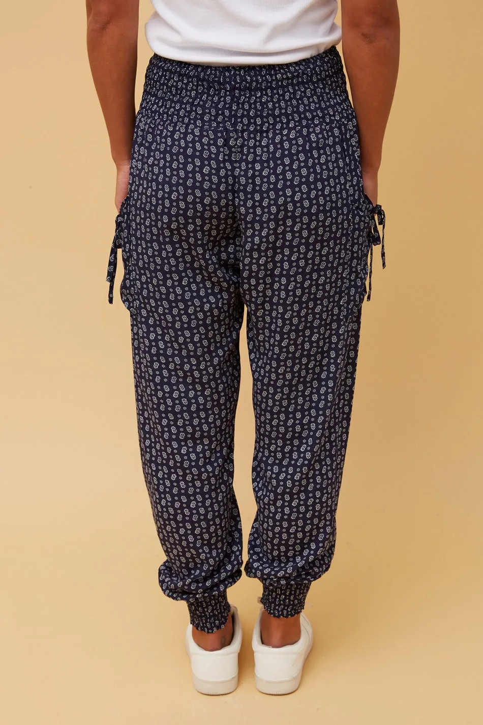 FLORAL BOHO HAREM PANTS