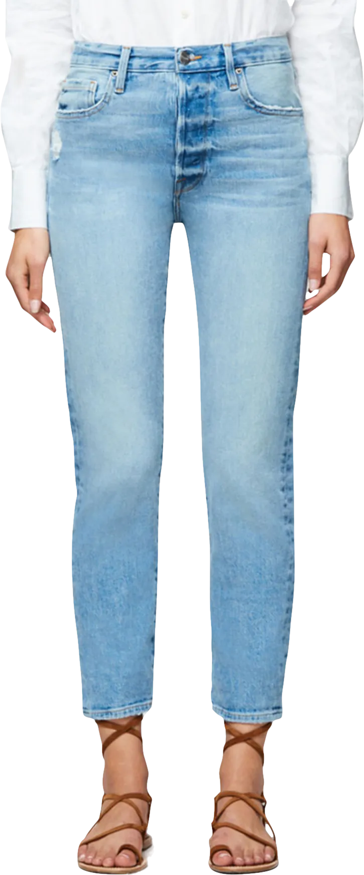 FRAME Denim Light Blue Le Original High Waist Straight Leg Jeans BNWT W23