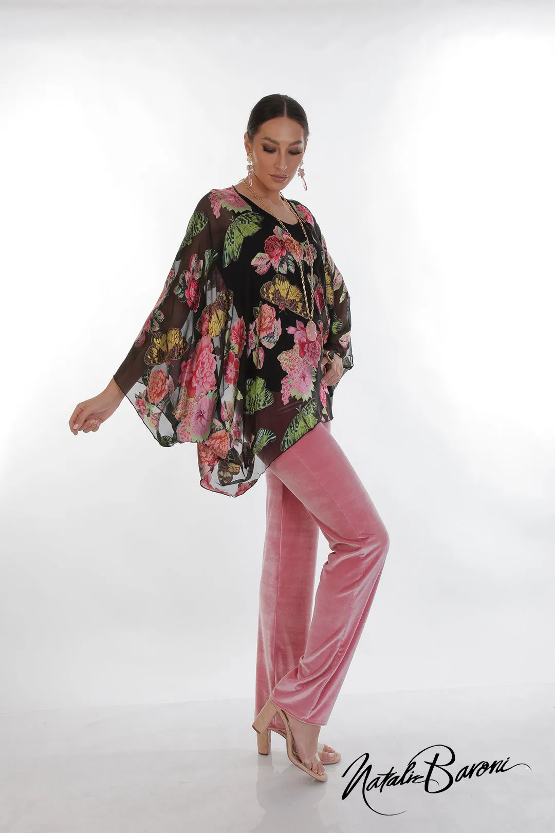 Geisha Silk Top - Roma