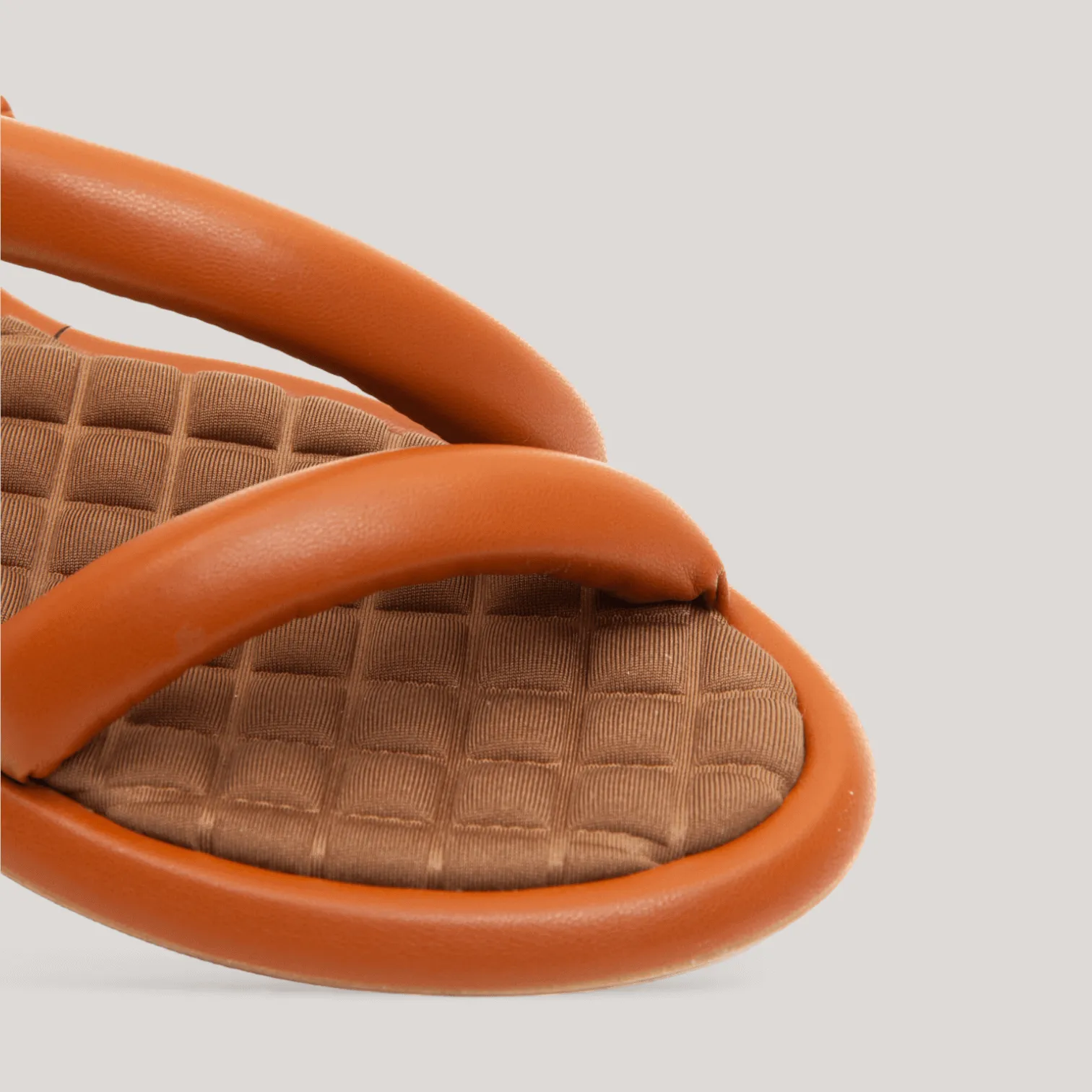 GINA | Brown Padded Sandals