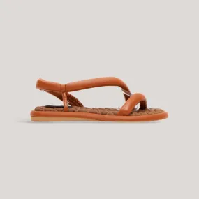 GINA | Brown Padded Sandals