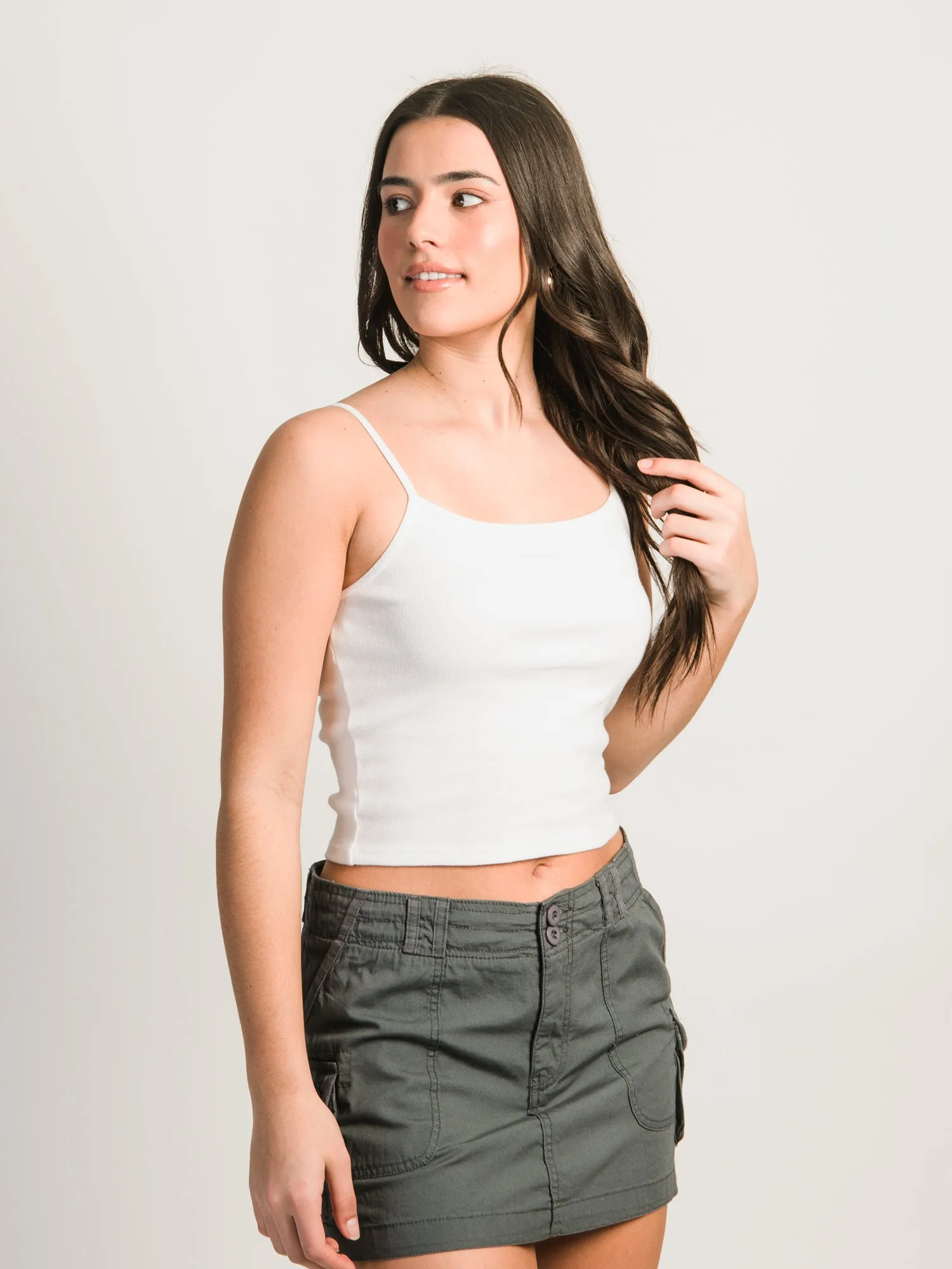 HARLOW SABRINA TANK TOP - WHITE