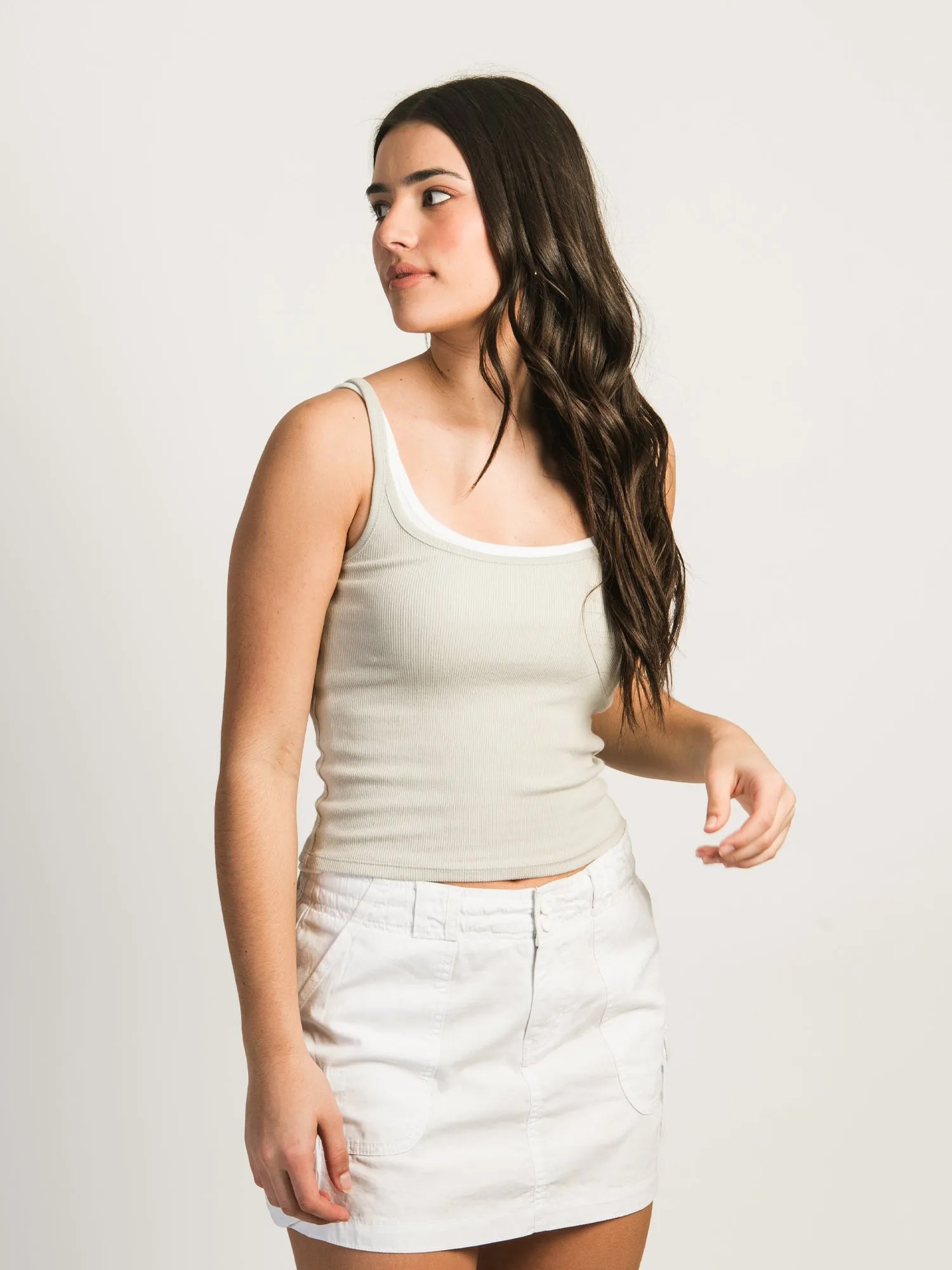 HARLOW SARAH TANK TOP - ROCK