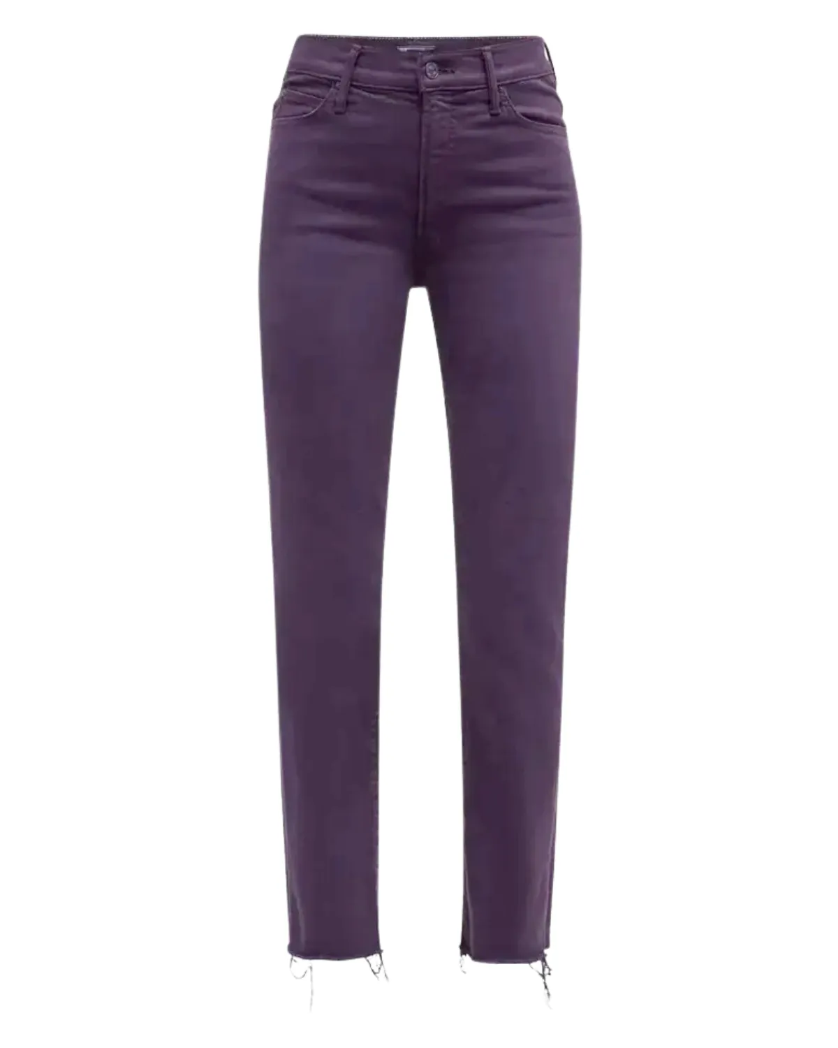 High Waisted Rascal Ankle Fray (Blackberry Cordial)