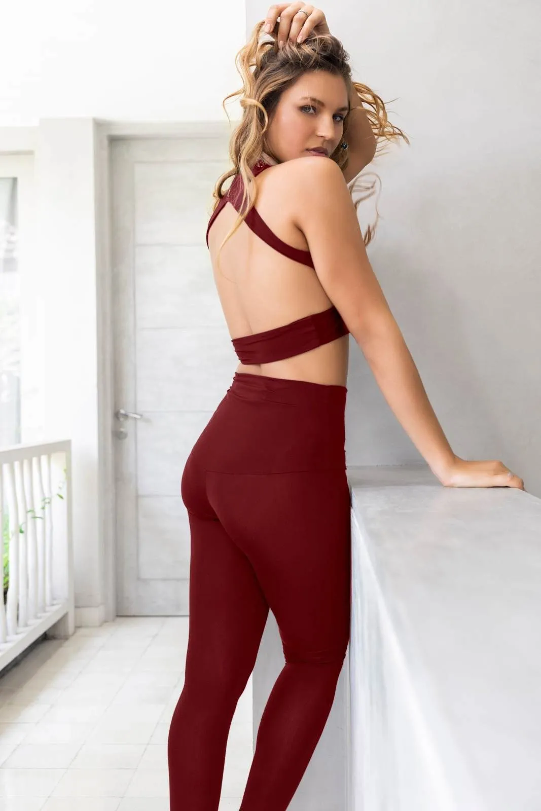 Lima Leggings - Vino