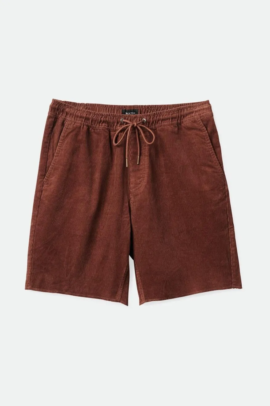 Madrid II Corduroy Short 8 - Sepia Cord