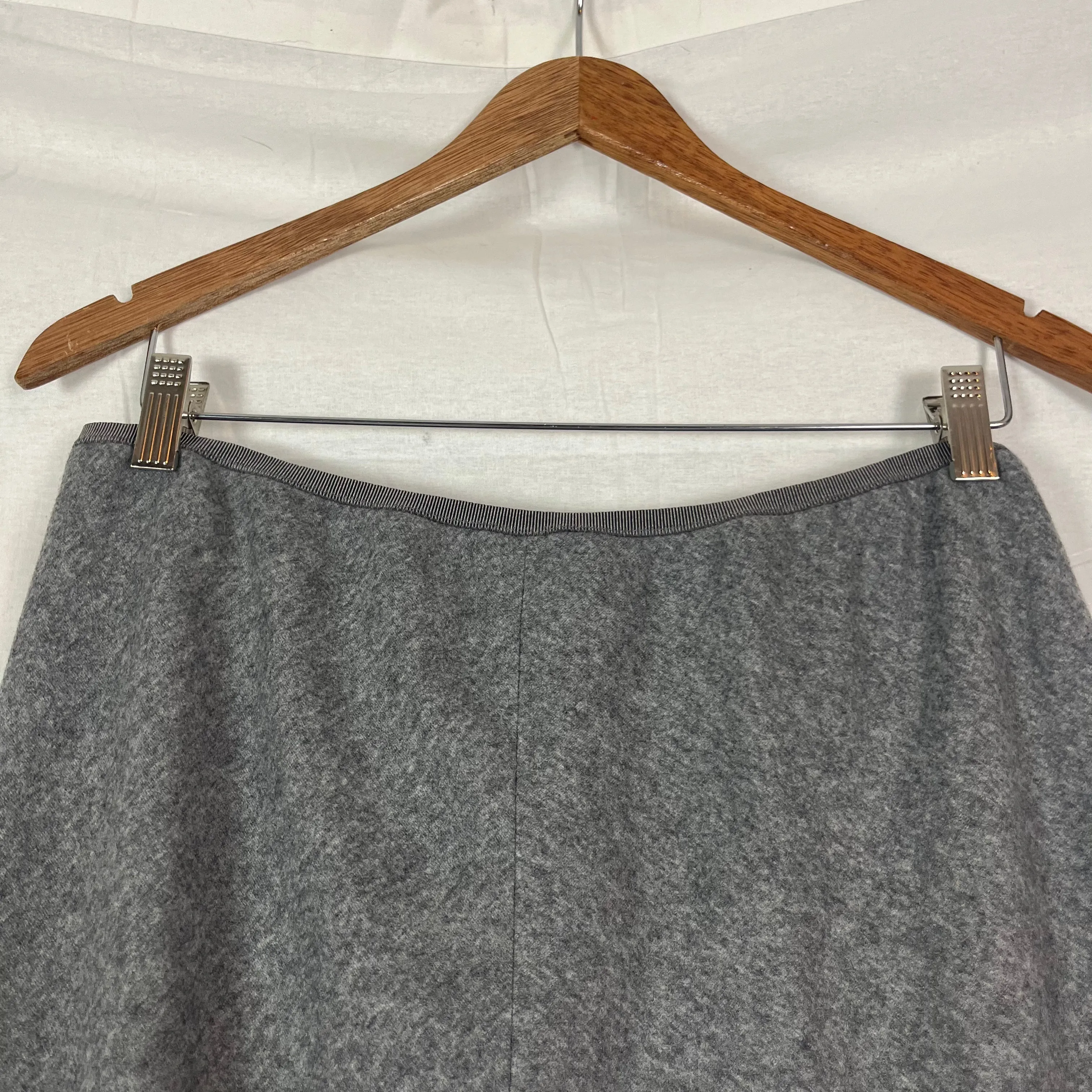 Marc Jacobs Grey Supersoft Fleece Midi Skirt M/L