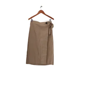 Marks & Spencer Khaki Side Tie Midi Skirt | Brand New |