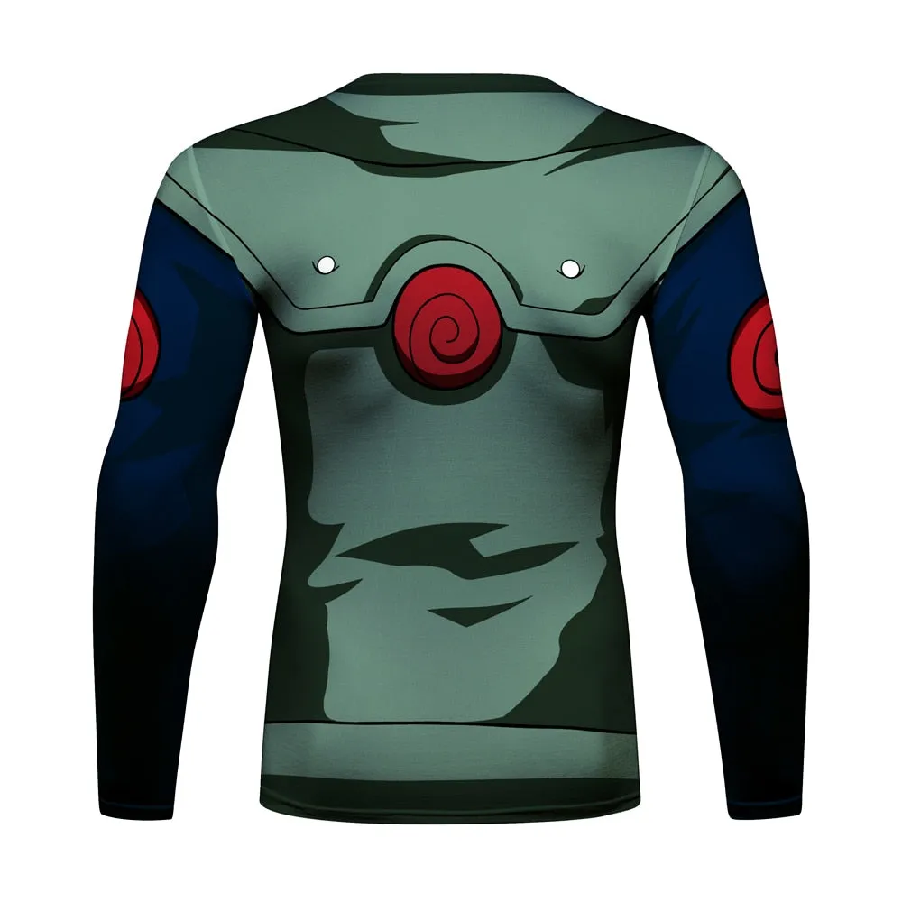 Naruto 'Kakashi' Elite Long Sleeve Compression Rash Guard Set