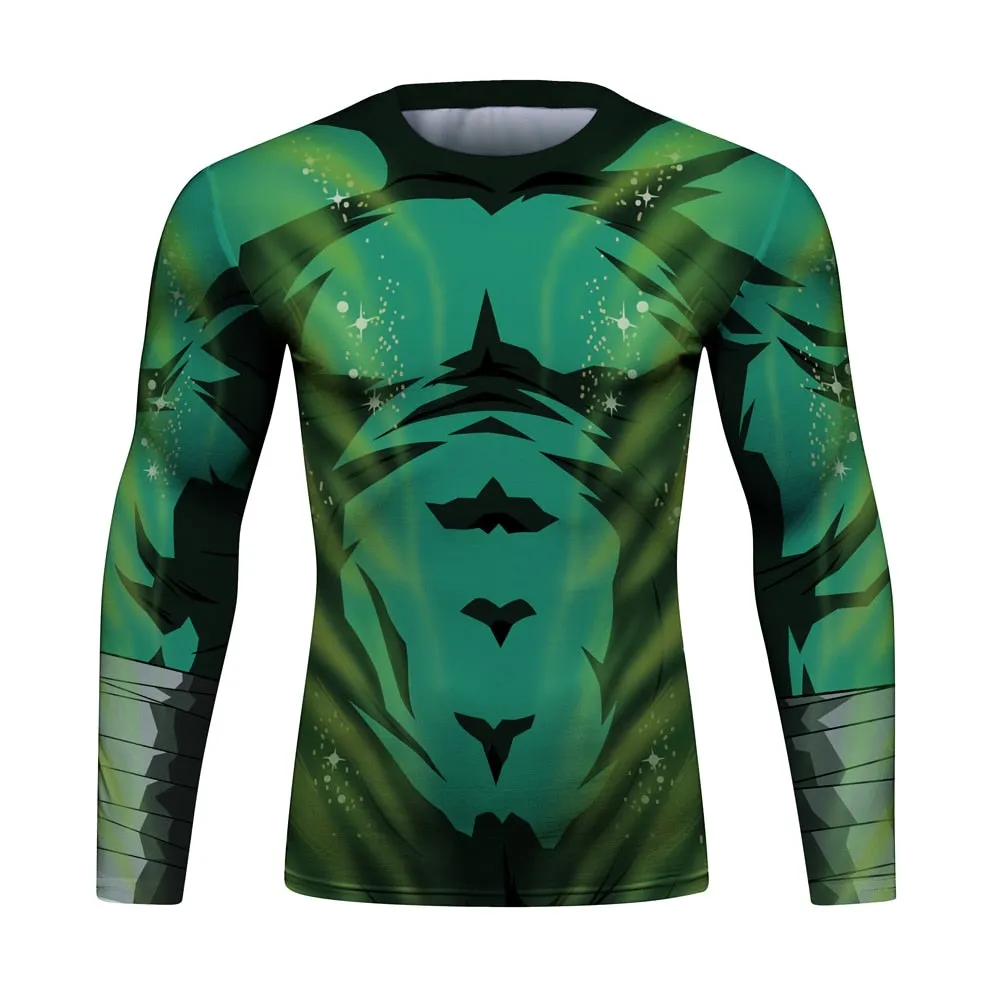 Naruto 'Rock Lee | 2.0' Elite Long Sleeve Compression Rash Guard Set