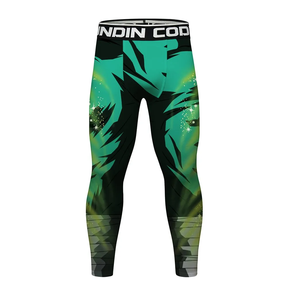 Naruto 'Rock Lee | 2.0' Elite Long Sleeve Compression Rash Guard Set