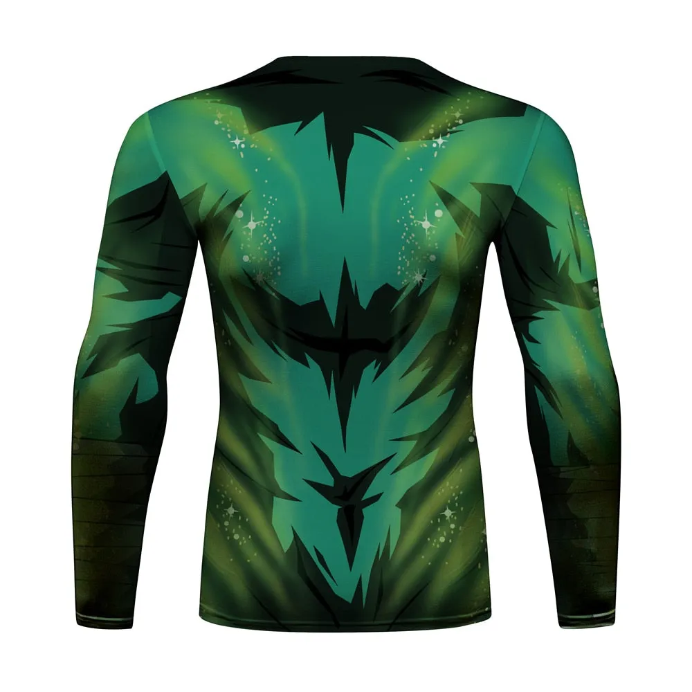 Naruto 'Rock Lee | 2.0' Elite Long Sleeve Compression Rash Guard Set