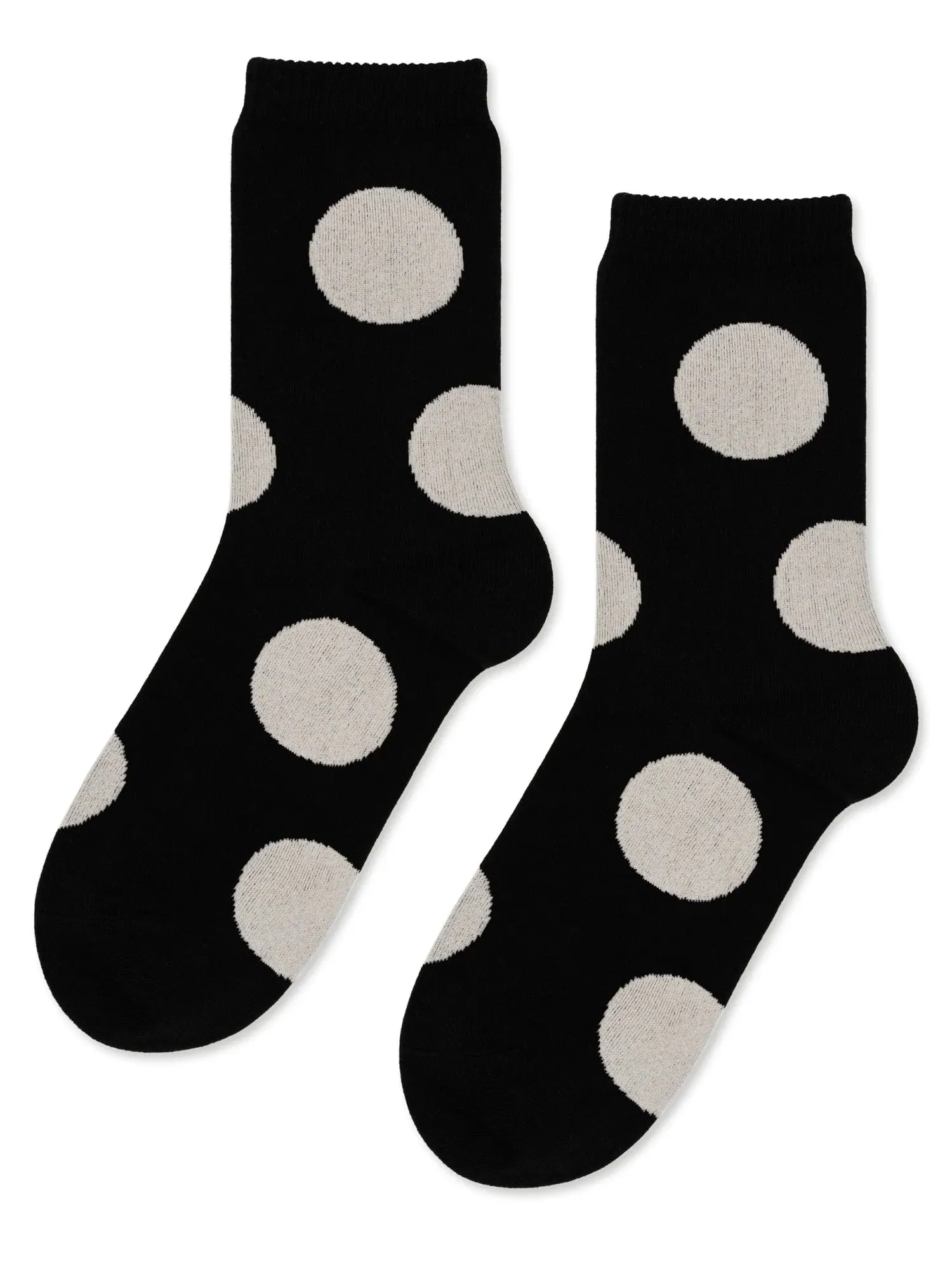 Rie Black Crew Socks