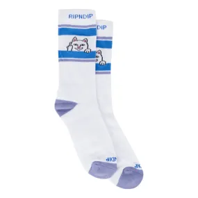 RIPNDIP PEEKING NERMAL SOCKS-WHITE