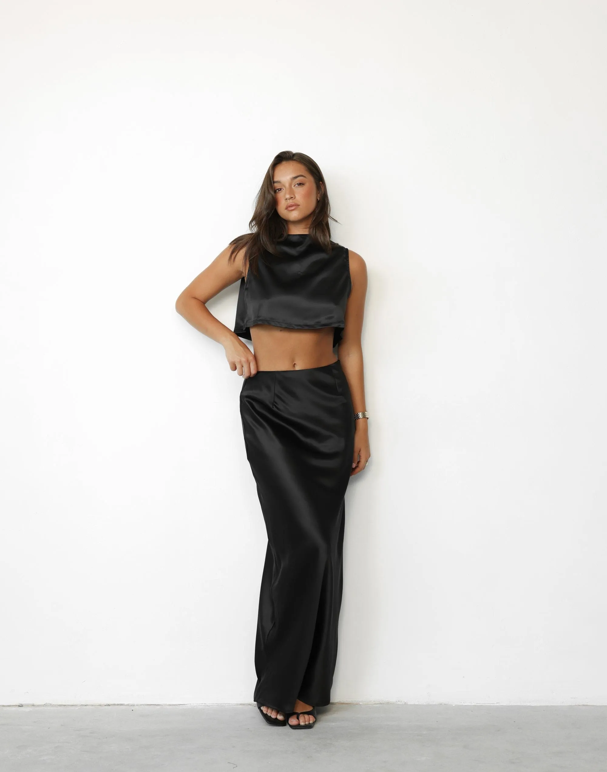 Sincerity Maxi Skirt (Black)