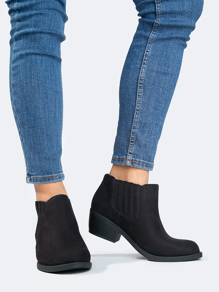 Slip On Ankle Booties