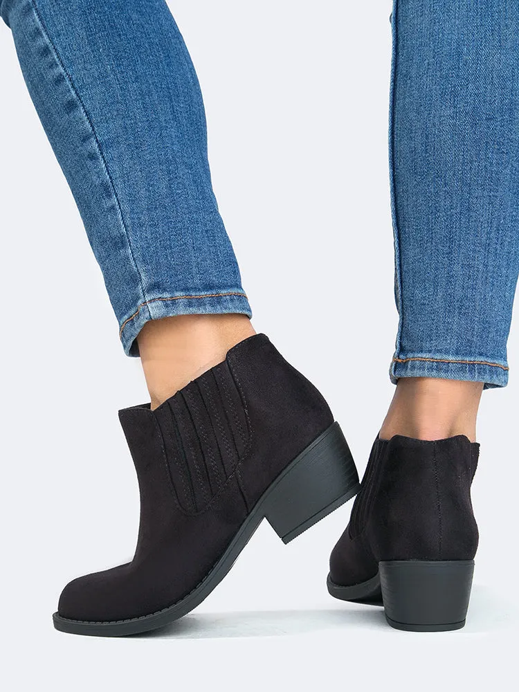 Slip On Ankle Booties