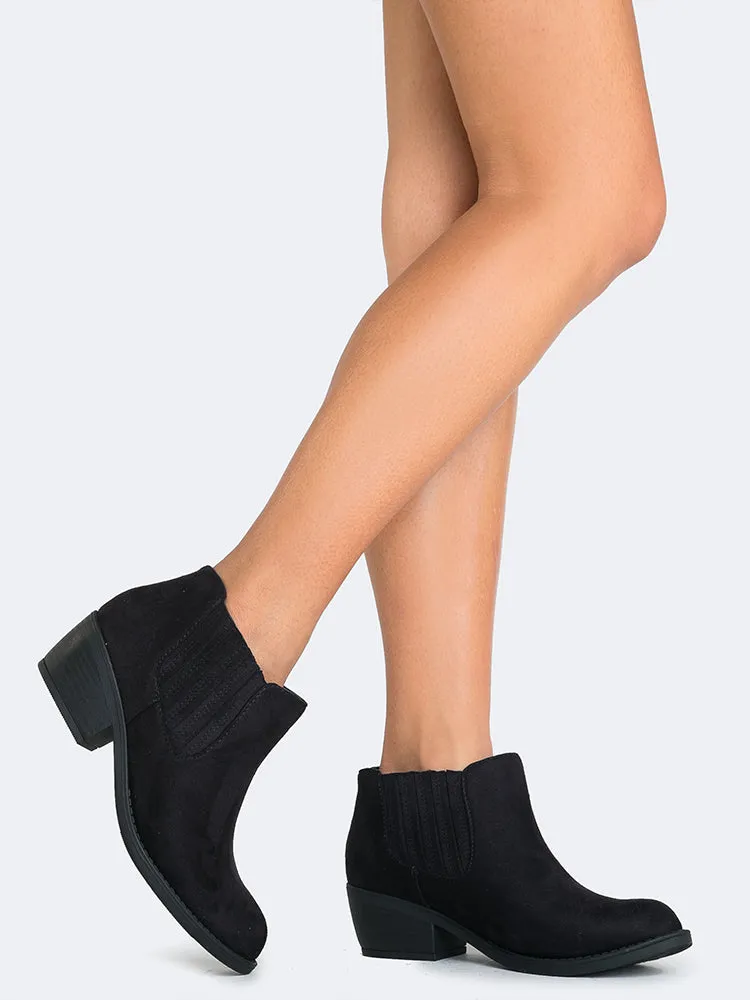 Slip On Ankle Booties