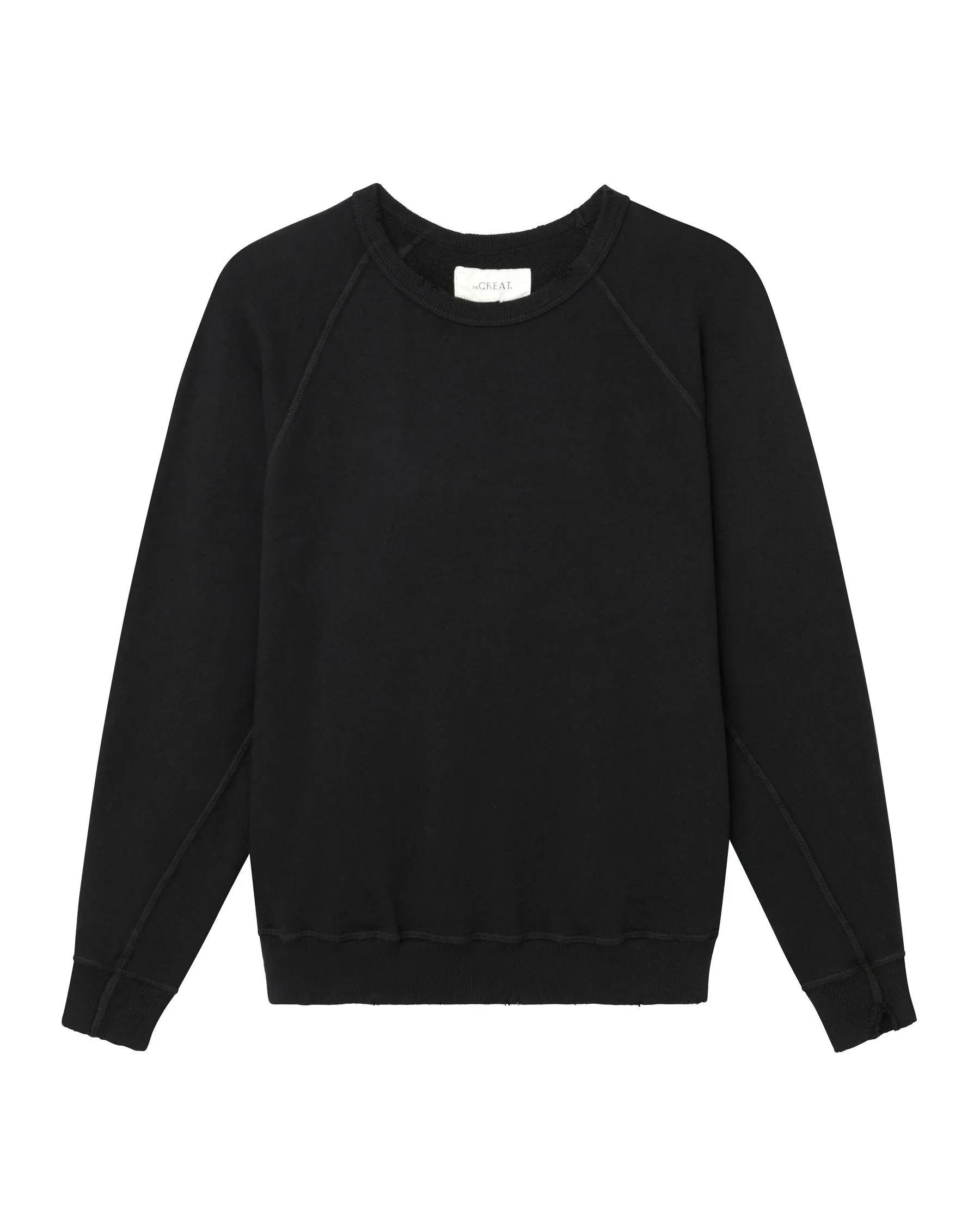 The College Sweatshirt. Solid -- Almost Black