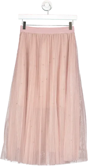 Tommy Lynn Pink Layered Tulle Skirt UK M