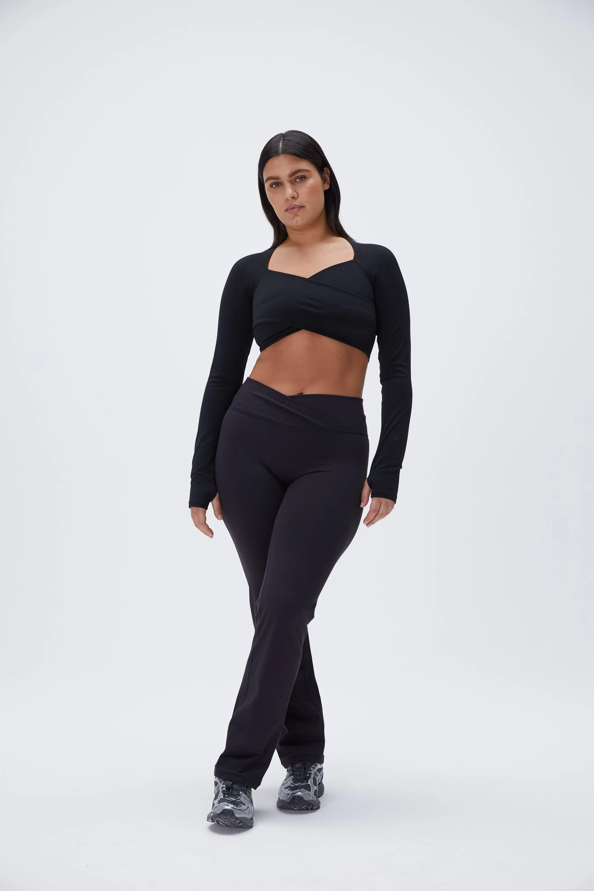 Ultimate Wrap Over Yoga Pant - Black