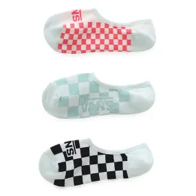 Women's World Check Canoodle No-Show Socks (3 Pack)