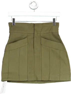 ZARA Army Green Utility Skirt UK XS